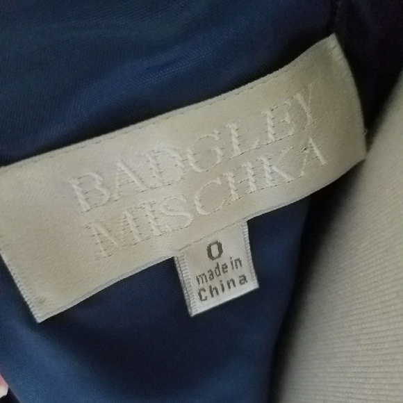 Badgley Mischka Silk Beaded Bubble dress - Picture 5 of 5